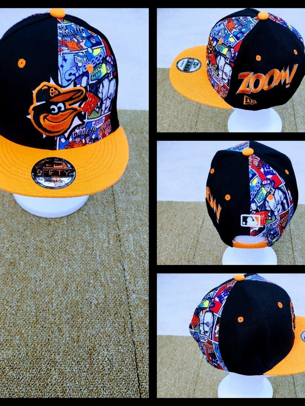 BALTIMORE ORIOLES MLB BASEBALL SNAPBACK HAT.